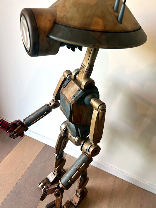 2nd Layer life-size handmade Pit Droid display piece