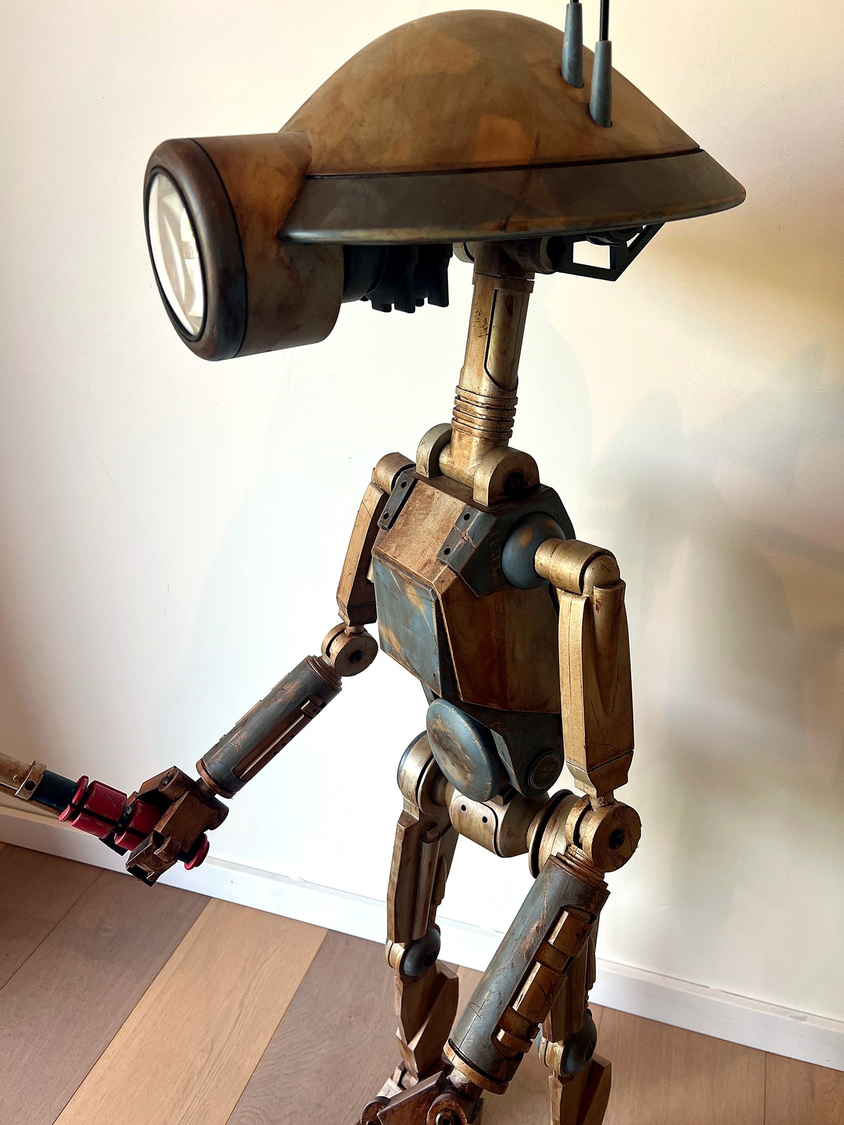 2nd Layer life-size handmade Pit Droid display piece